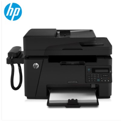 惠普（HP） 128fp 多功能一体机  A4黑白激光复印扫描传真一体机 有线网络 商用办公